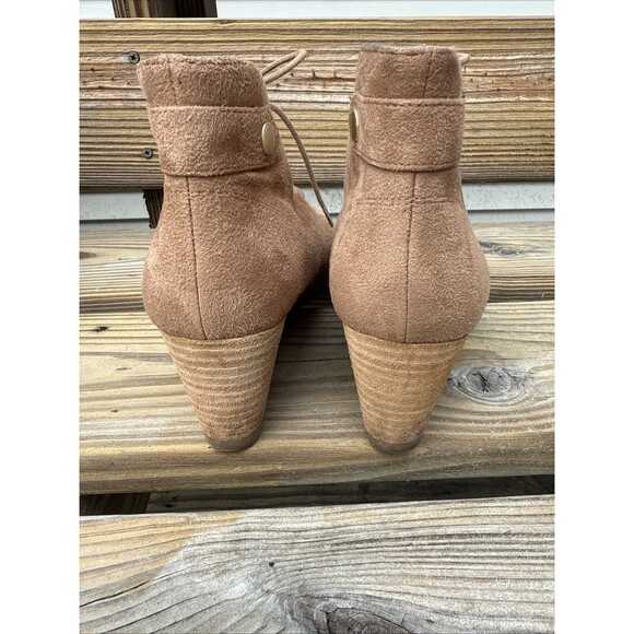 Dr. Scholl's Conquer Military Durable Utilitarian Chic Vegan Ankle Wedge Bootie - Picture 6 of 11